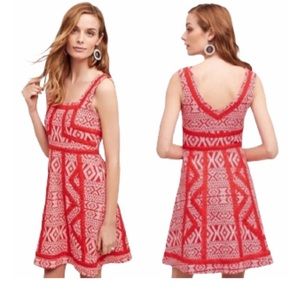 Anthropologie Maeve Emma Fit and Flare Dress